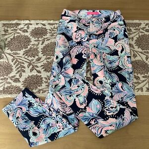 Lilly Pulitzer Kelly High Rise Skinny Ankle Pants